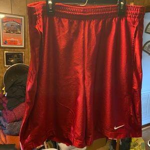 Nike Gym Shorts Red Size XL Men Very Clean